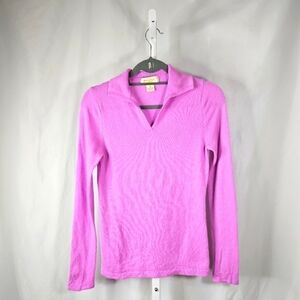 Cashmere Bright Lilac Sweater Peck & Peck Size Medium